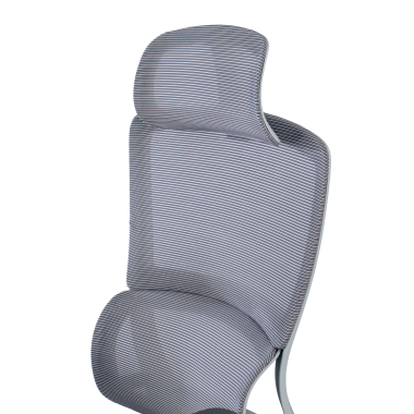 ergonomic chair gray with footrest mesh 3d adjustable armrests double lumbar support headrest extendable footrest 9