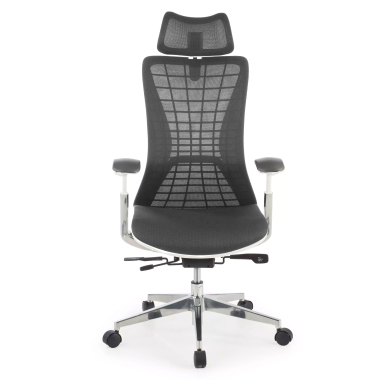 ergonomic chair gray miller mesh 3d adjustable armrests 3