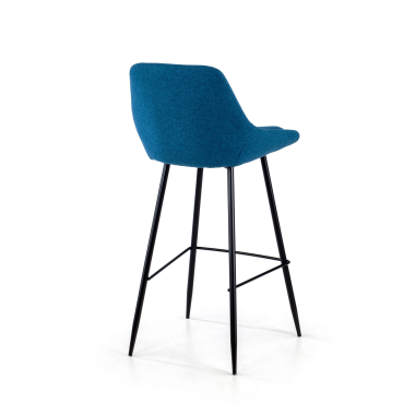 stool blue giselle fabric upholstered armrests 6