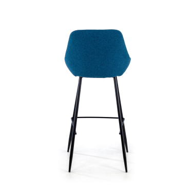 stool blue giselle fabric upholstered armrests 8
