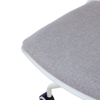 swivel chair white melody plastic no armrests 8
