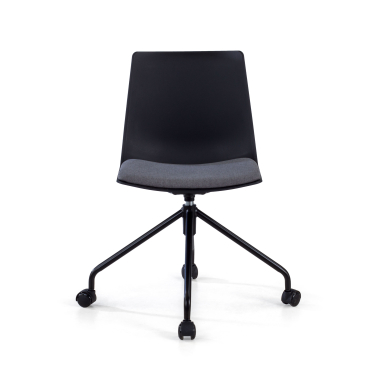 swivel chair anthracite melody plastic no armrests 3