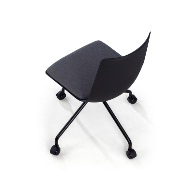 swivel chair anthracite melody plastic no armrests 7