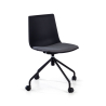 Melody children's swivel desk chair with upholstered seat