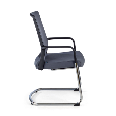 visitor chair gray breathable mesh mesh fixed armrests 6