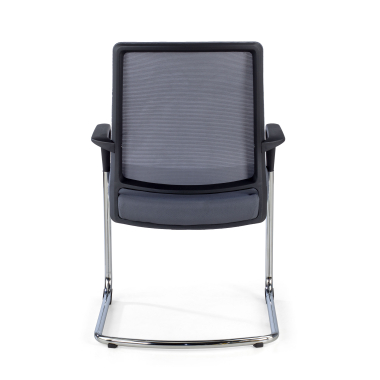 visitor chair gray breathable mesh mesh fixed armrests 9