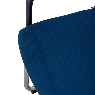 visitor chair blue breathable mesh mesh fixed armrests 9