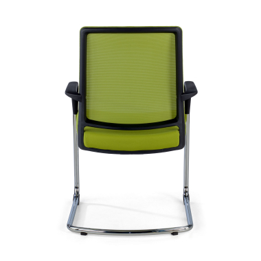 visitor chair green breathable mesh mesh fixed armrests 8