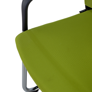 visitor chair green breathable mesh mesh fixed armrests 9