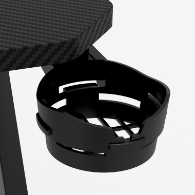 gaming desk black strike 9
