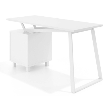 computer desk white orbit 5