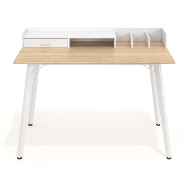 computer desk beige evoke 3