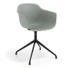 Visitor chair Alice, 4 legs, wraparound design
