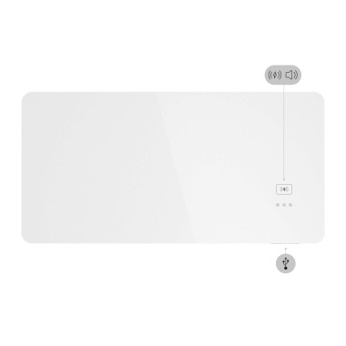 office desk white clarity 4