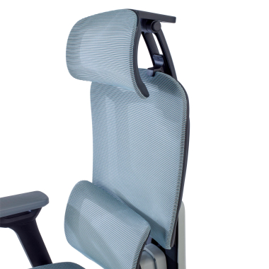ergonomic chair blue valkyr mesh 4d adjustable armrests double lumbar support headrest 9