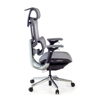 ergonomic chair gray valkyr mesh 4d adjustable armrests double lumbar support headrest 8