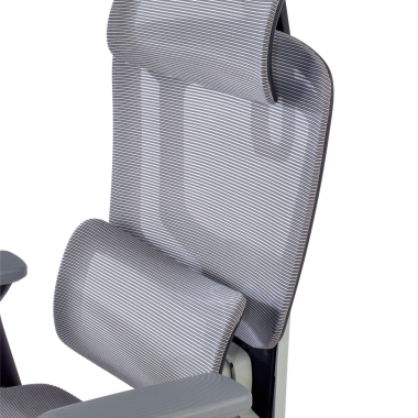 ergonomic chair gray valkyr mesh 4d adjustable armrests double lumbar support headrest 7