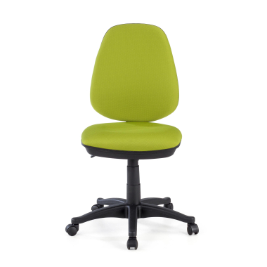 office chair green without arms fabric no armrests 2