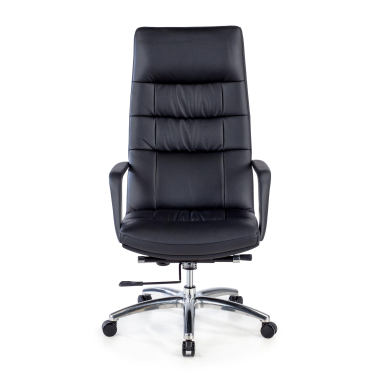 office chair black goteborg natural skin fixed armrests 3