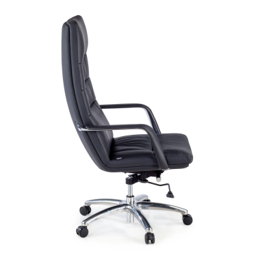 office chair black goteborg natural skin fixed armrests 4