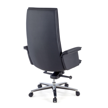 office chair black essen natural skin fixed armrests 8