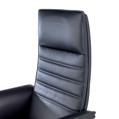office chair black essen natural skin fixed armrests 4