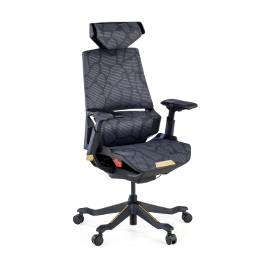 gaming chair yellow blooddragon mesh 6d adjustable armrests lumbar support headrest 1