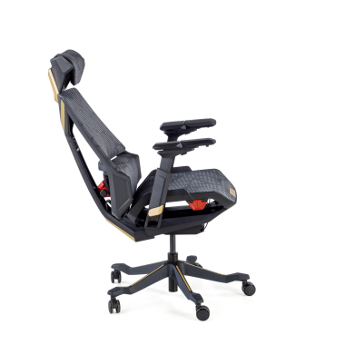 gaming chair yellow blooddragon mesh 6d adjustable armrests lumbar support headrest 9