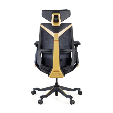 gaming chair yellow blooddragon mesh 6d adjustable armrests lumbar support headrest 10