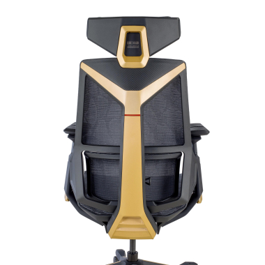 gaming chair yellow blooddragon mesh 6d adjustable armrests lumbar support headrest 6