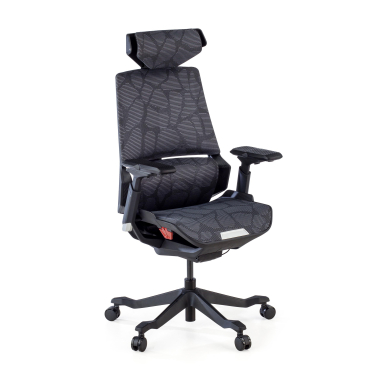 gaming chair gray blooddragon mesh 6d adjustable armrests lumbar support headrest 1
