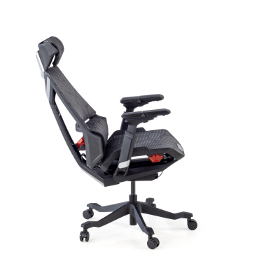 gaming chair gray blooddragon mesh 6d adjustable armrests lumbar support headrest 10