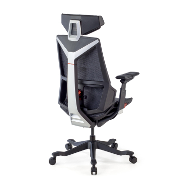gaming chair gray blooddragon mesh 6d adjustable armrests lumbar support headrest 8