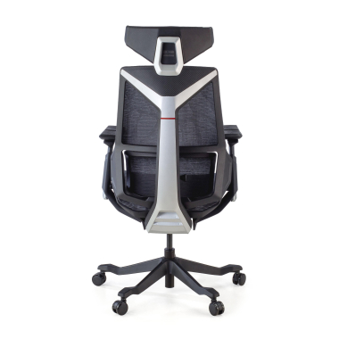 gaming chair gray blooddragon mesh 6d adjustable armrests lumbar support headrest 7