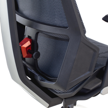 gaming chair gray blooddragon mesh 6d adjustable armrests lumbar support headrest 5