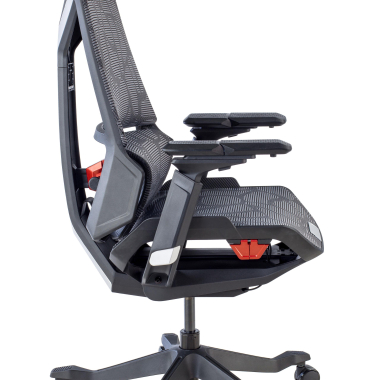gaming chair gray blooddragon mesh 6d adjustable armrests lumbar support headrest 6