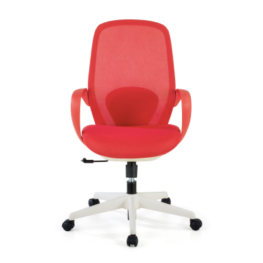 swivel chair red whisper mesh fixed armrests 3
