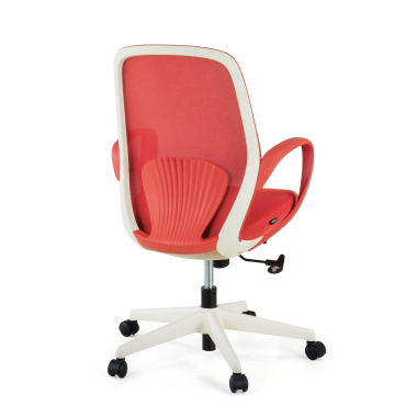 swivel chair red whisper mesh fixed armrests 7