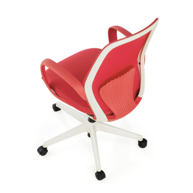 swivel chair red whisper mesh fixed armrests 9