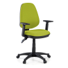 Office chair with armrests Reload, upholstered, suitable for 8-hour use