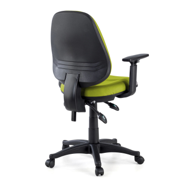 office chair green with arms fabric 1d adjustable armrests 6