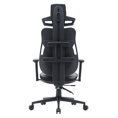 gaming chair gray phoenix fabric 3d adjustable armrests headrest 3