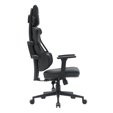 gaming chair black phoenix fabric 3d adjustable armrests headrest 6