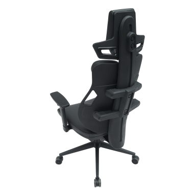 gaming chair black phoenix fabric 3d adjustable armrests headrest 8