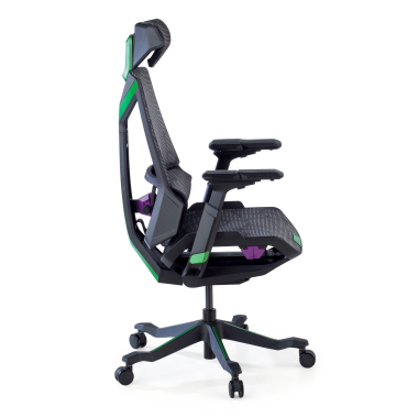 gaming chair green blooddragon mesh 6d adjustable armrests lumbar support headrest 8