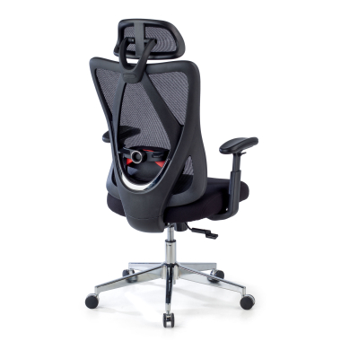ergonomic chair black matrix mesh movable armrests lumbar support headrest 9