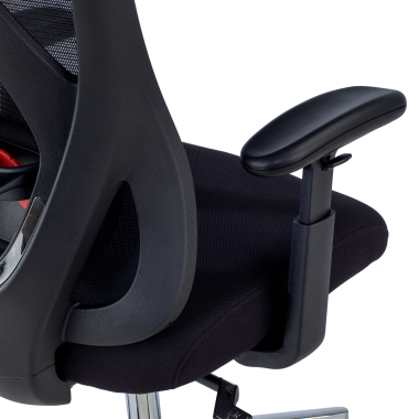 ergonomic chair black matrix mesh movable armrests lumbar support headrest 7