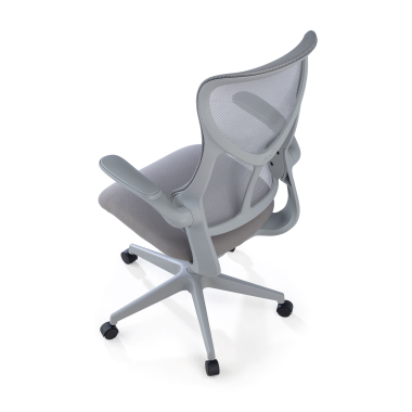 office chair gray denver mesh flip up armrests 9