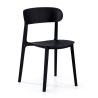 Visitor chair Moon, 4 legs, stackable