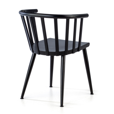 visitor chair black ember plastic no armrests 6